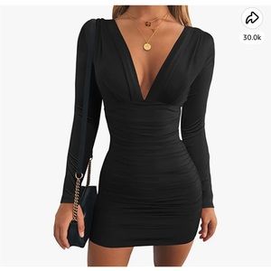 Black cocktail dress